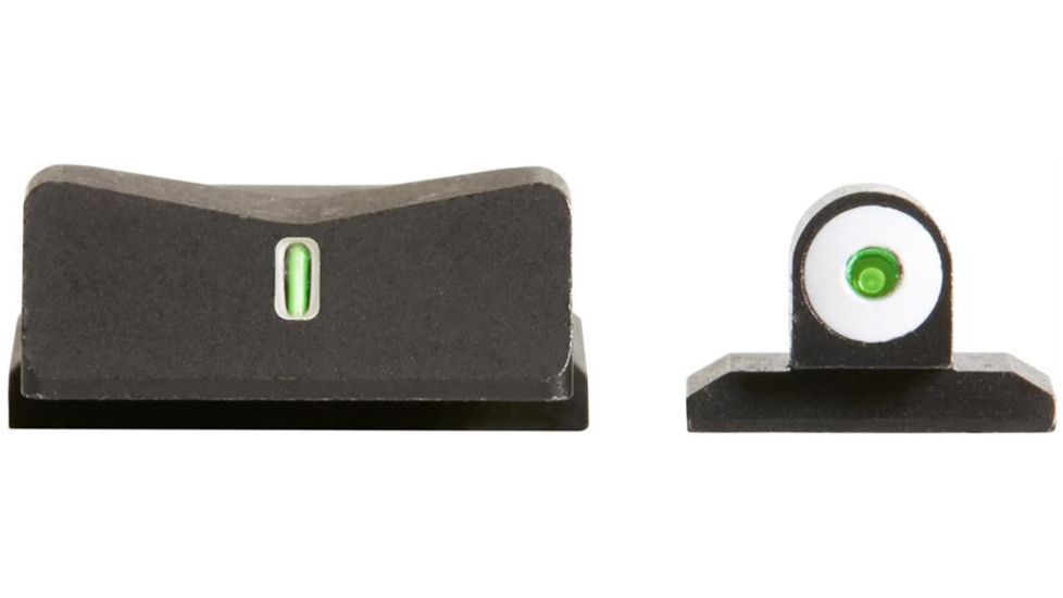 XS Sight Systems DXT Big Dot Pistol Tritium Night Sight, Colt Officers ACP and Defender 3.5in Novak Rear, Matte Black, Standard, NE-0006S-5