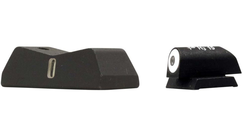 XS Sight Systems DXT Big Dot Pistol Tritium Night Sight, Kahr Post 04 E and CW, Requires DVTL cut, Matte Black, Standard, KA-0004S-5