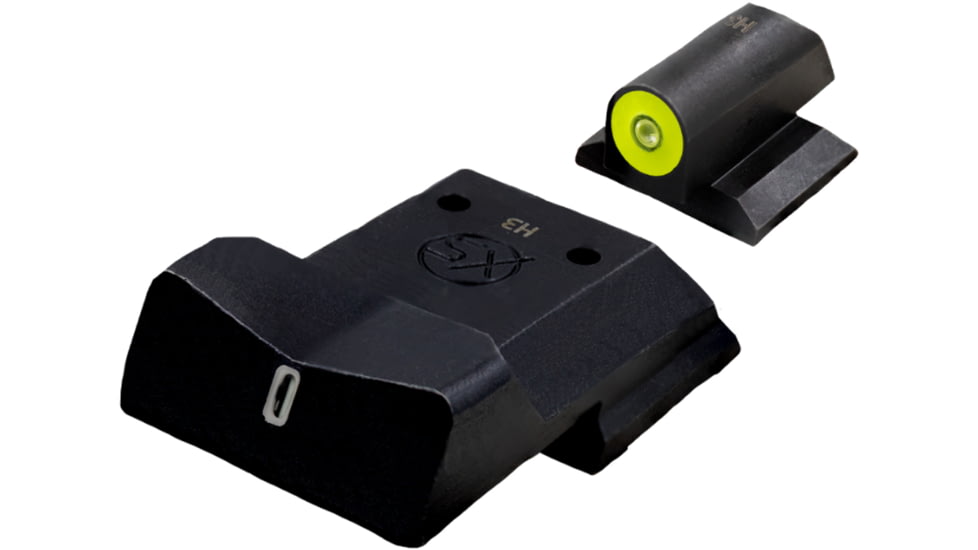 XS Sight Systems DXT2 Big Dot Night Sight, Springfield Champion &amp; Compact, Novak rear, Yellow, SP-0009S-5Y