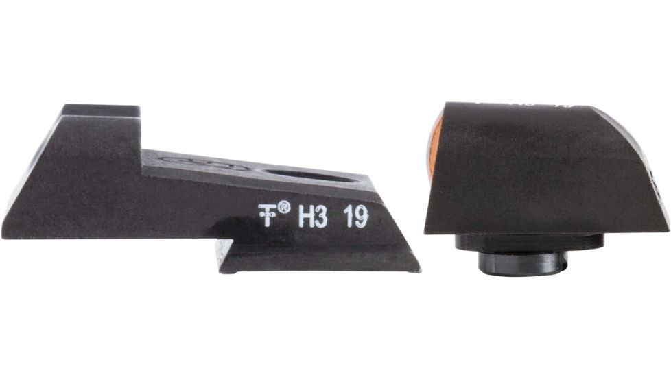 XS Sight Systems DXT2 Big Dot Pistol Tritium Night Sight, S&amp;W M&amp;P 380 Shield EZ, Orange, Standard, SW-0031S-5N