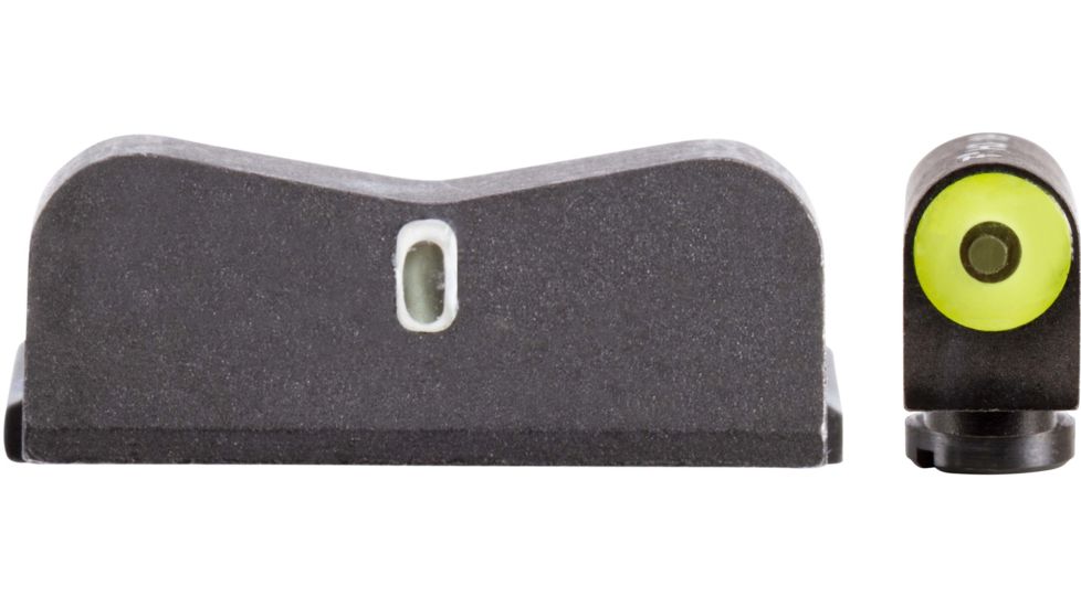 XS Sight Systems DXT2 Big Dot Pistol Tritium Night Sight, S&amp;W M&amp;P 380 Shield EZ, Yellow, Standard, SW-0031S-5Y