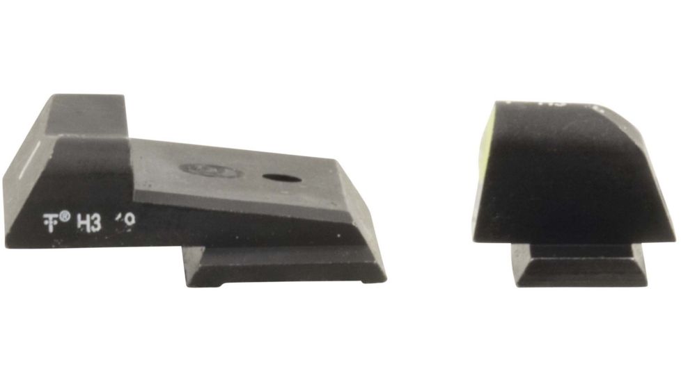 XS Sight Systems DXT2 Big Dot Pistol Tritium Night Sight, S&amp;W M&amp;P Full Size, Compact, Yellow, Standard, SW-0029S-5Y