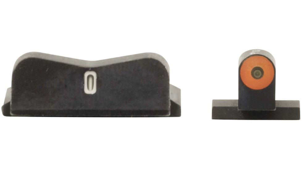 XS Sight Systems DXT2 Big Dot Pistol Tritium Night Sight, S&amp;W M&amp;P Shield, Orange, Standard, SW-0030S-5N