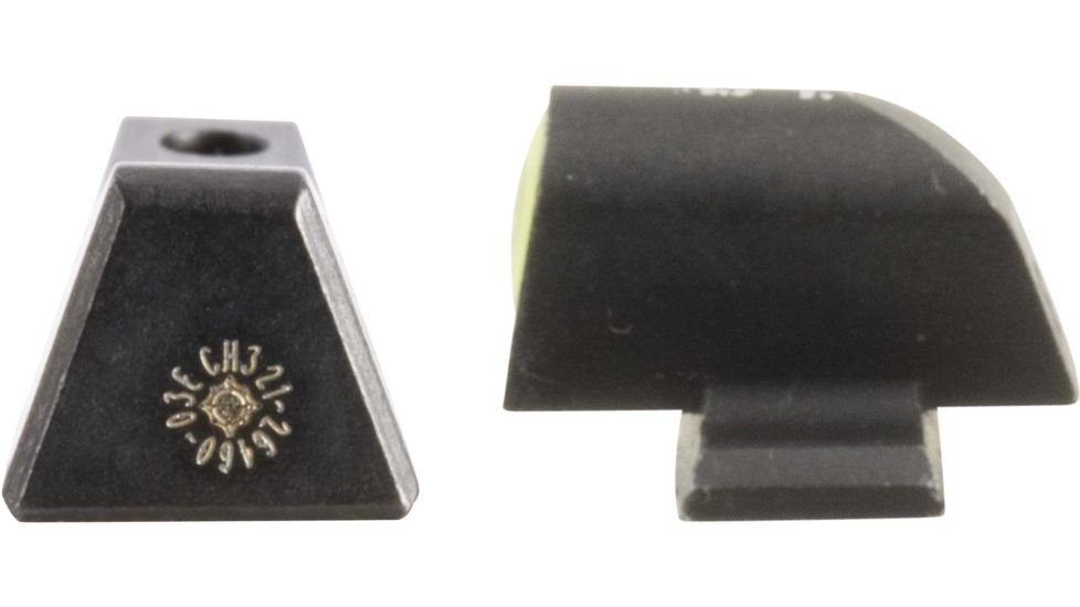 XS Sight Systems DXT2 Big Dot Pistol Tritium Night Sight, Sig P365, Yellow, Standard, SI-0014S-5Y