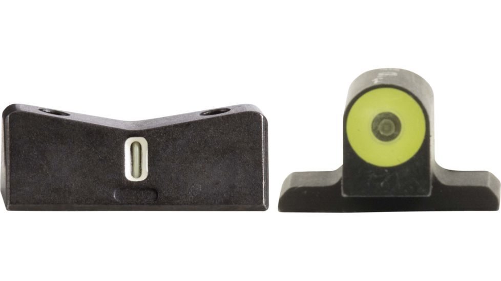 XS Sight Systems DXT2 Big Dot Pistol Tritium Night Sight, Sig P365, Yellow, Standard, SI-0014S-5Y