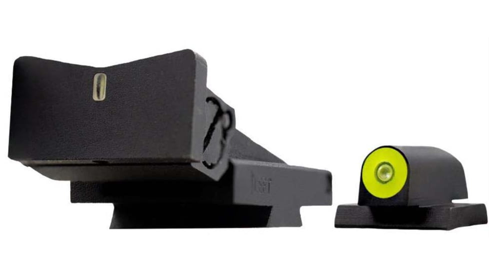 XS Sight Systems DXT2 Big Dot Sight, Yellow, Colt 1911 Enhanced/BCMS Cut, NE-0032A-5Y