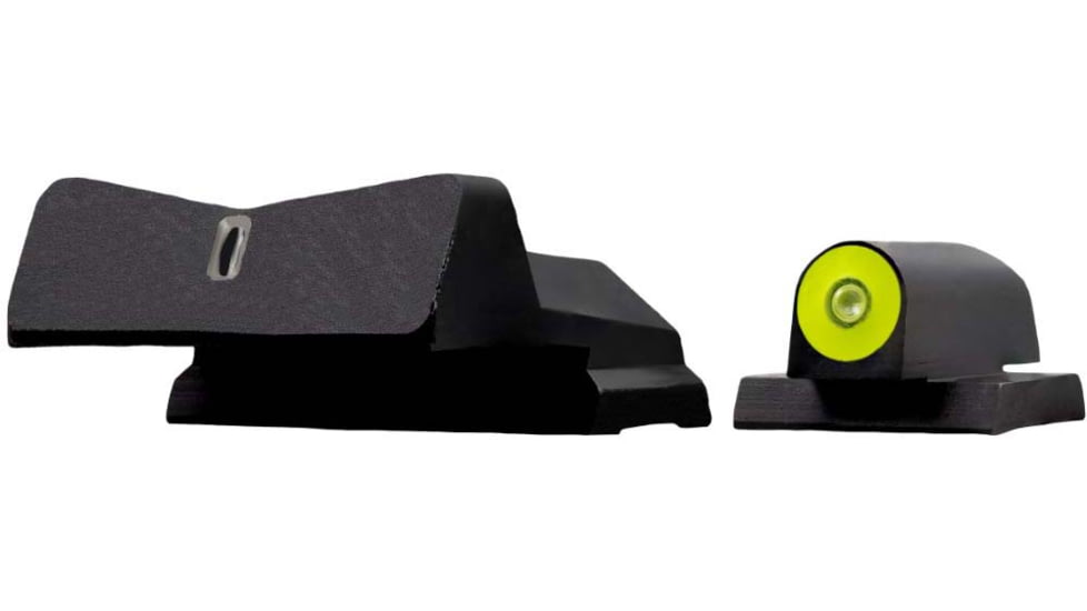 XS Sight Systems DXT2 Big Dot Sight, Yellow, Colt Enhanced Commander 4.25in Novak Rear, NE-0028S-5Y