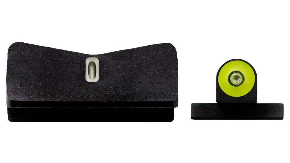 XS Sight Systems DXT2 Big Dot Sight, Yellow, Colt Enhanced Govt. 5in Novak Rear, NE-0027S-5Y