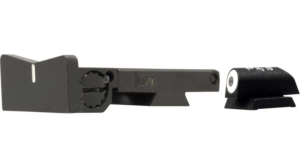 XS Sight Systems DXW Big Dot Pistol Tritium Night Sight, Colt 1911 Enhanced, All Barrel Lengths, BCMS Cut, Matte Black, Standard, NE-0014A-3