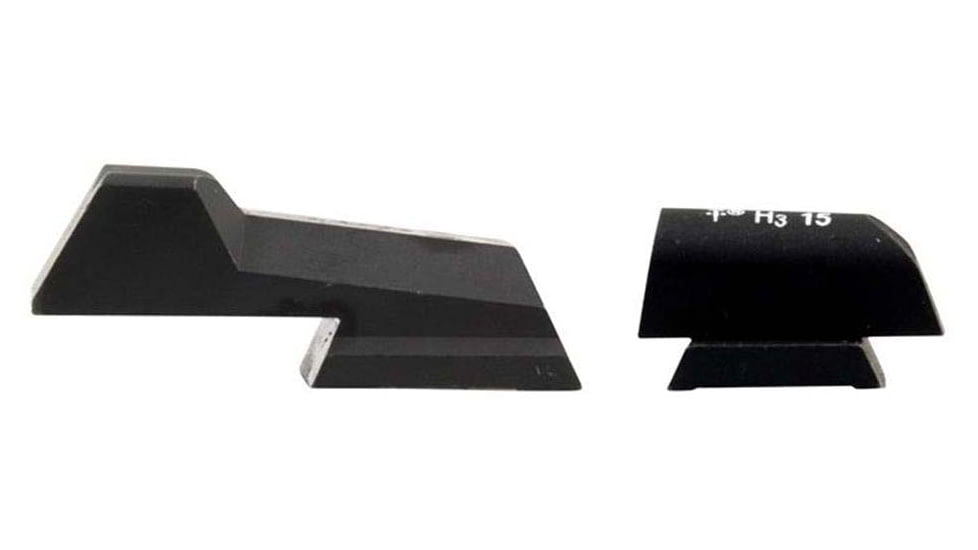 XS Sight Systems DXW Big Dot Pistol Tritium Night Sight, Colt Enhanced Govt. 5in Novak Rear, Matte Black, Standard, NE-0010S-3