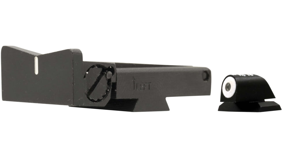 XS Sight Systems DXW Big Dot Pistol Tritium Night Sight, Para Ordnance Adjustable Rear, Matte Black, Standard, PO-0002A-3