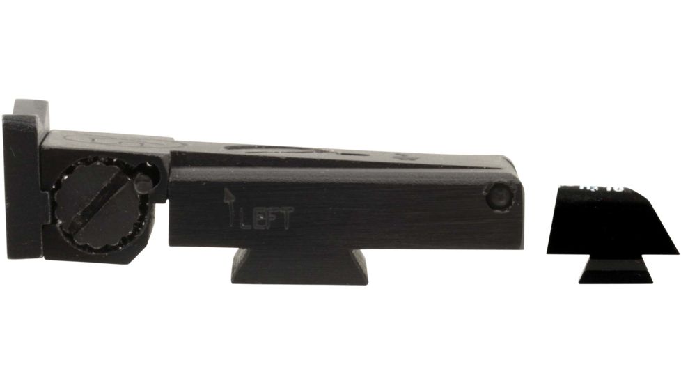 XS Sight Systems DXW Big Dot Pistol Tritium Night Sight, Para Ordnance Adjustable Rear, Matte Black, Standard, PO-0002A-3