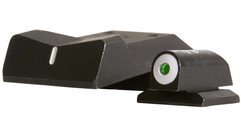 XS Sight Systems DXW Big Dot Pistol Tritium Night Sight, Springfield 1911A1 Loaded, TRP, Operator, Novak Rear, Matte Black, Standard, SP-0002S-3