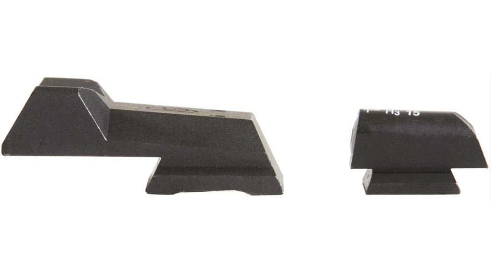 XS Sight Systems DXW Big Dot Pistol Tritium Night Sight, Springfield 1911A1 Loaded, TRP, Operator, Novak Rear, Matte Black, Standard, SP-0002S-3