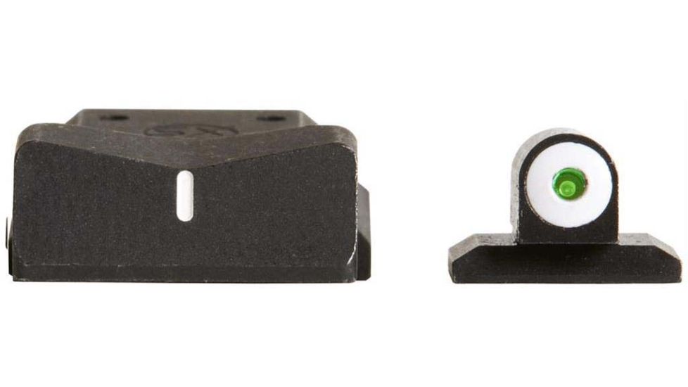 XS Sight Systems DXW Big Dot Pistol Tritium Night Sight, Springfield 1911A1 Loaded, TRP, Operator, Novak Rear, Matte Black, Standard, SP-0002S-3