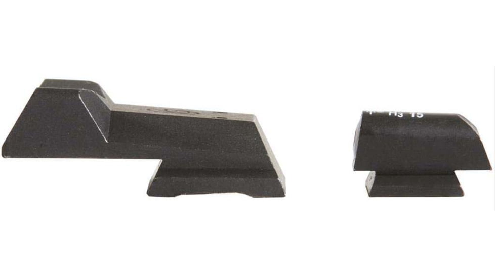 XS Sight Systems DXW Big Dot Pistol Tritium Night Sight, Springfield Champion and Compact, Novak Rear, Matte Black, Standard, SP-0003S-3