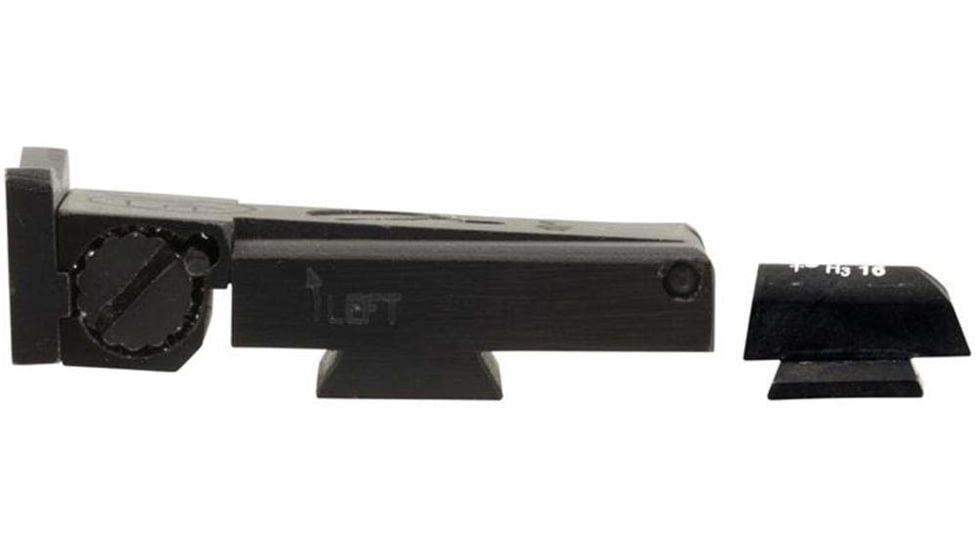 XS Sight Systems DXW Big Dot Pistol Tritium Night Sight, Springfield Trophy Match and Range Officer, LPA, Matte Black, Standard, SP-0005A-3