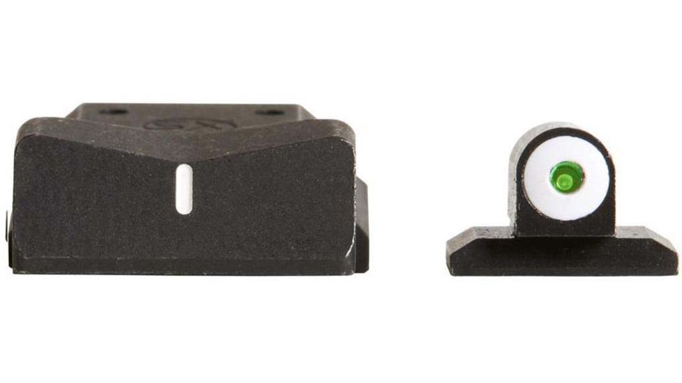 XS Sight Systems DXW Big Dot Pistol Tritium Night Sight, Springfield Ultra Compact and Micro Compact, Novak Rear, Matte Black, Standard, SP-0004S-3