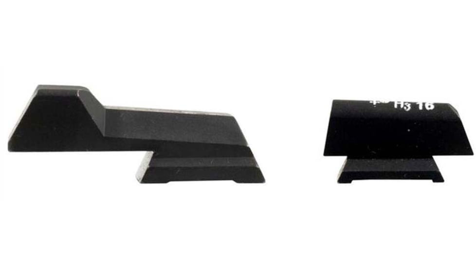 XS Sight Systems DXW Standard Dot Pistol Tritium Night Sight, Springfield Champion &amp; Compact, Novak rear, Matte Black, Standard, SP-0003S-4