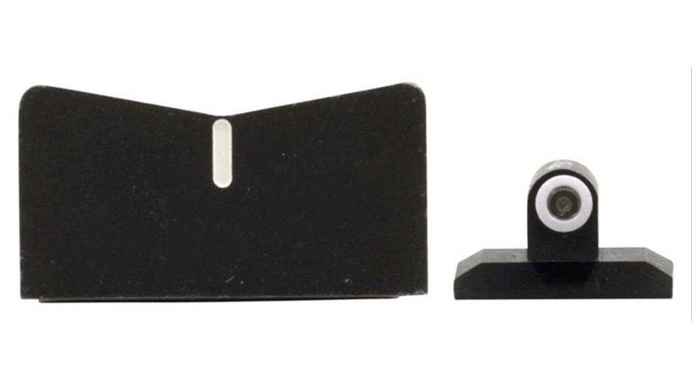 XS Sight Systems DXW Standard Dot Pistol Tritium Night Sight, STI Pistol Tritium Nights BoMar Adjustable, Matte Black, Standard, ST-0005A-4