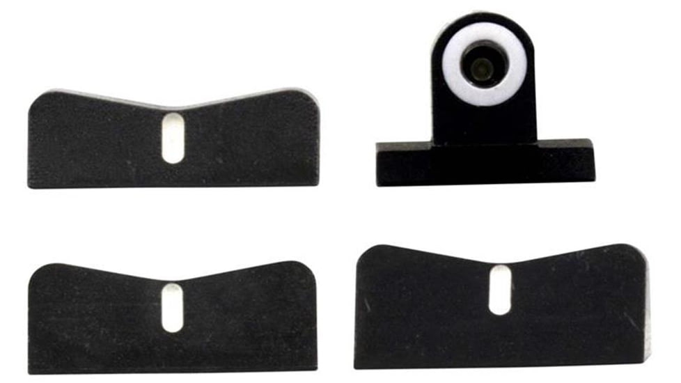 XS Sight Systems DXW Standard Dot Shotgun Sights, Rem/Benelli Vent Rib, Matte Black, Standard, SG-3001-4