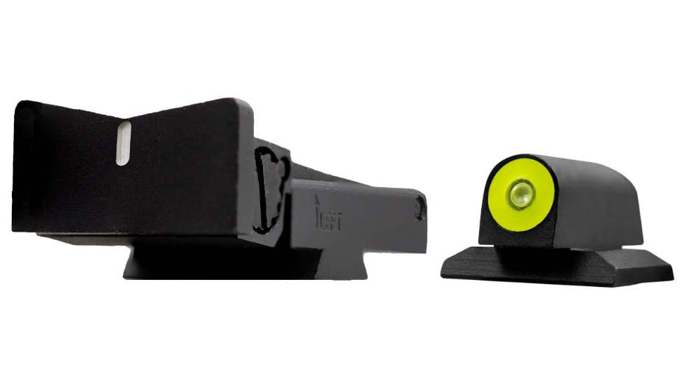 XS Sight Systems DXW2 Big Dot Sight, Yellow, Colt 1911/LPA Cut, NE-0031A-3Y