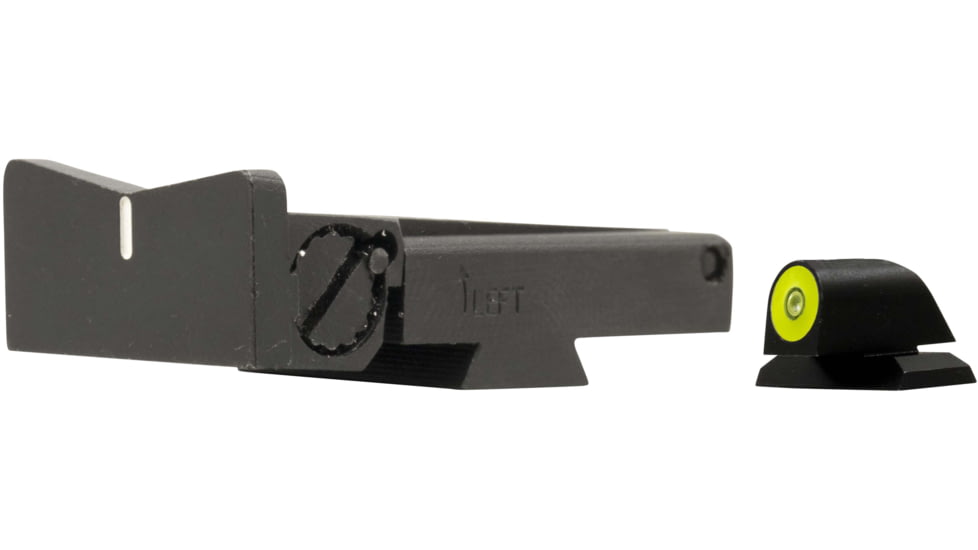XS Sight Systems DXW2 Big Dot Sight, Yellow, Para Ordnance Adjustable Rear, PO-0007A-3Y