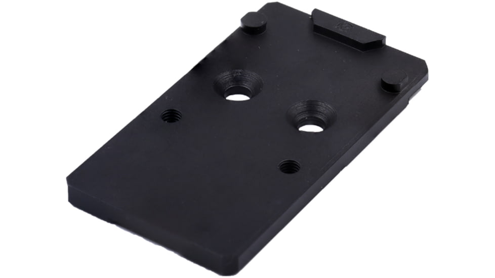 XS Sight Systems Optic Mount, Fits GLOCK 19 MOS, Converts MOS Footprint to Trijicon RMR/Holosun 507, Nitride Finish, Black