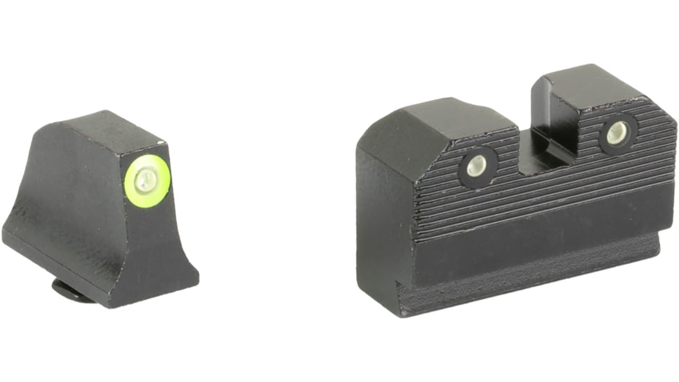 XS Sight Systems R3D 2.0 Night Sight, Glock Optic/Supp 17,19,22-24,26,27,31-36,38, Green, GL-R204P-6G