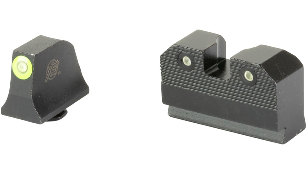 XS Sight Systems R3D 2.0 Night Sight, Glock Optic/Supp 17,19,22-24,26,27,31-36,38, Green, GL-R204P-6G