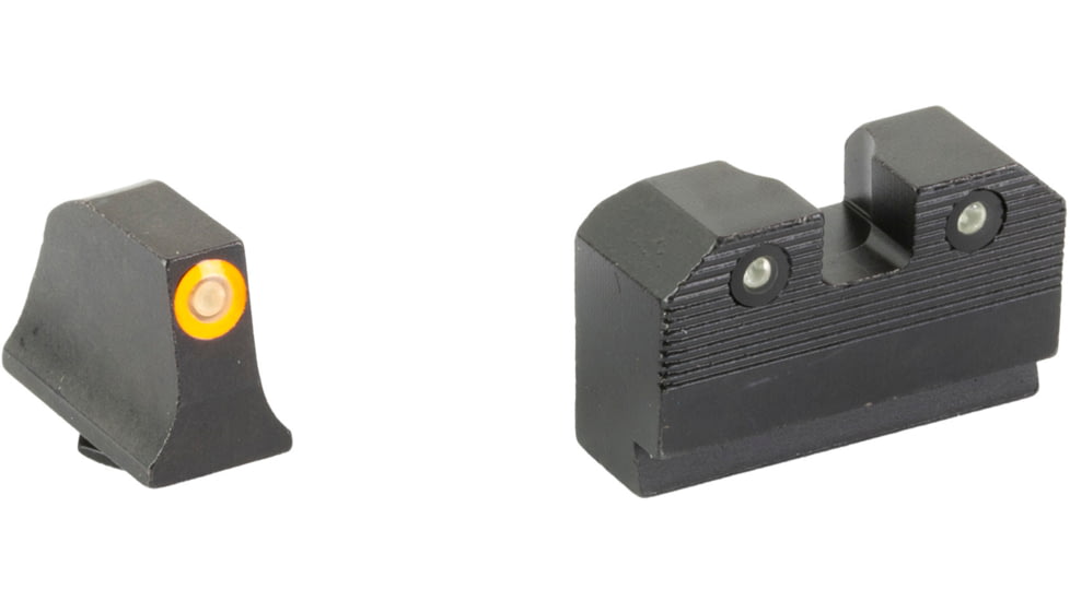 XS Sight Systems R3D 2.0 Night Sight, Glock Optic/Supp 17,19,22-24,26,27,31-36,38, Orange, GL-R204P-6N