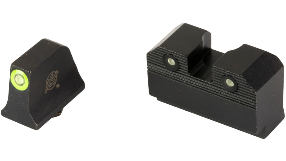 XS Sight Systems R3D 2.0 Night Sight, Glock Optic/Supp 20,21,29,30,30S,37,41, Green, GL-R205P-6G