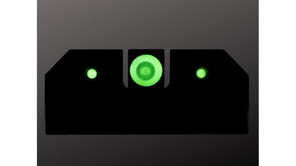 XS Sight Systems R3D 2.0 Night Sight, Glock Optic/Supp 43X &amp; 48, Green, GL-R206P-6G
