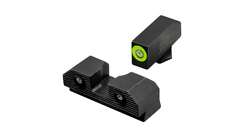 XS Sight Systems R3D 2.0 Night Sight, Glock STD. HT. 17,19,22-24,26,27,31-36,38, Green, GL-R201P-6G