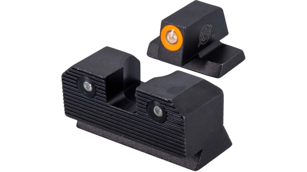 XS Sight Systems R3D 2.0 Night Sight, S&amp;W STD. HT. S&amp;W M&amp;P &amp; M2.0 Shield, Shield Plus &amp; Shield OR, Orange, SW-R207P-6N