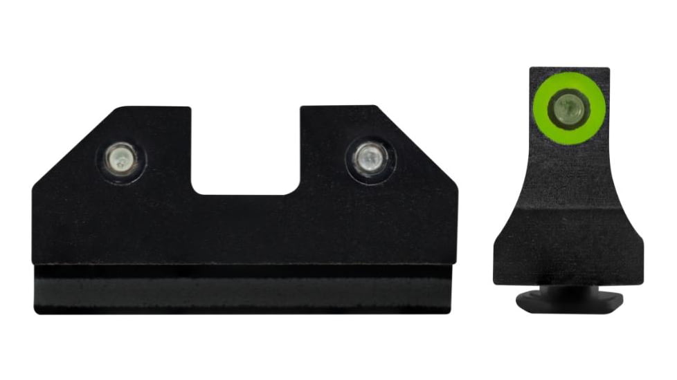 XS Sight Systems R3D Night Sights for Glock Suppressor 43x &amp; 48, Green, GL-R022P-6G