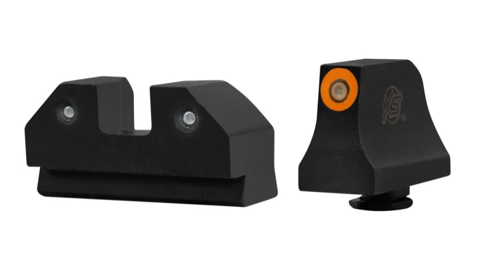 XS Sight Systems R3D Night Sights for Glock Suppressor 43x &amp; 48, Orange, GL-R022P-6N