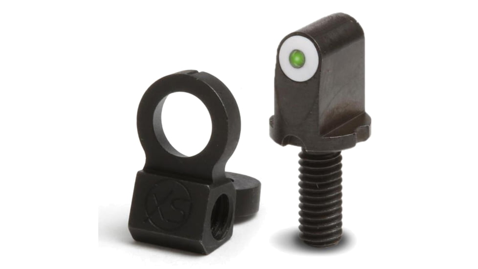 XS Sight Systems Same Plane Rear w/Big Dot Tritium Front Rifle Sights, AR Mil-Spec, Matte Black, Standard, AR-0002-3