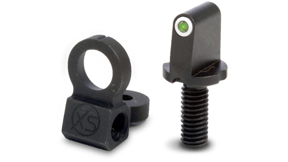 XS Sight Systems Same Plane Rear w/Standard Dot Tritium Front Rifle Sights, AR Mil-Spec, Matte Black, Standard, AR-0002-4