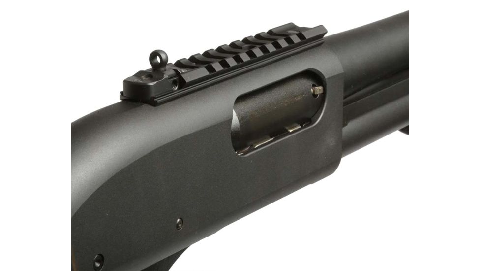 XS Sight Systems Shortrail, Ghost Ring w/Standard Dot Tritium Shotgun Sights, Remington 870, Matte Black, Standard, RE-4002R-4