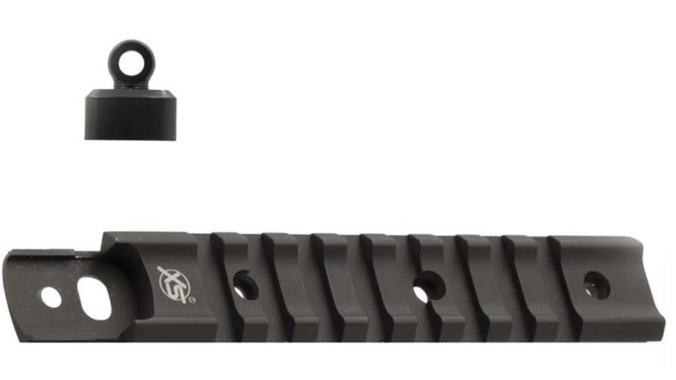 XS Sight Systems Shortrail w/Ghost Ring, Remington 870, Matte Black, Standard, RE-5002R-N