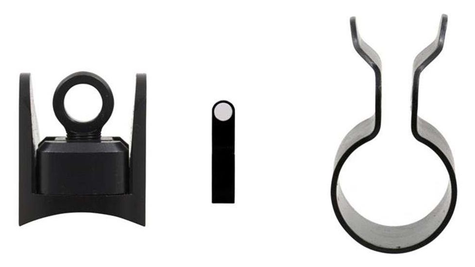 XS Sight Systems Winged Ghost Ring w/Banded Standard Dot White Front Sight, Mossberg 500, 590, Std Bbl, Matte Black, Standard, MB-1002-1