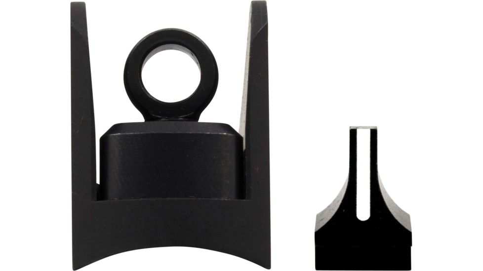 XS Sight Systems Winged Ghost Ring w/White Stripe Front Sight, Remington 870,1100,1187, Matte Black, Standard, RE-0009-5