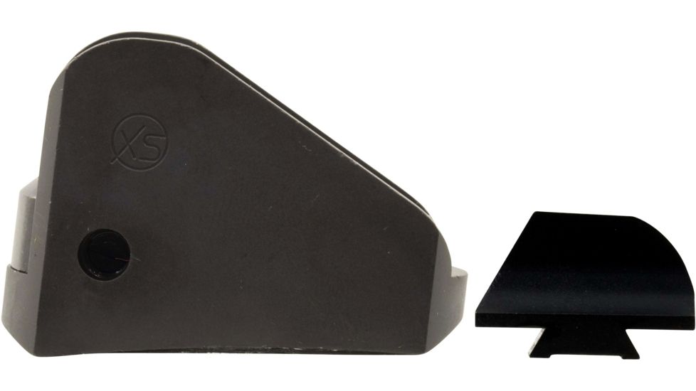 XS Sight Systems Winged Ghost Ring w/White Stripe Front Sight, Remington 870,1100,1187, Matte Black, Standard, RE-0009-5