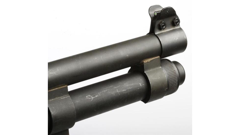 XS Sight Systems Winged Ghost Ring w/Banded Standard Dot Tritium Front Sight, Mossberg 500, 590, Std Bbl, Matte Black, Standard, MB-1002-4