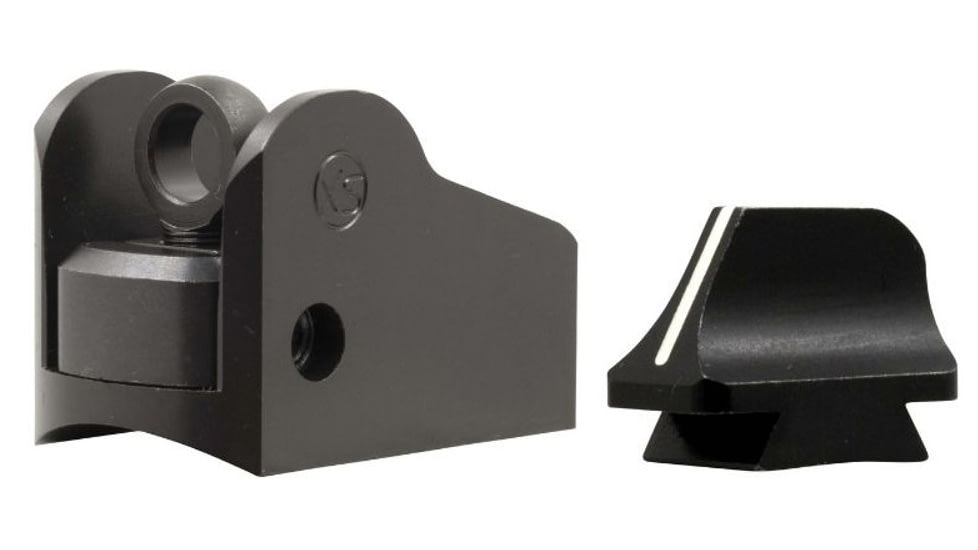 XS Sight Systems Winged Ghost Ring w/White Stripe Front Sight, Mossberg 500, 590, 930, Matte Black, Standard, MB-0001-5