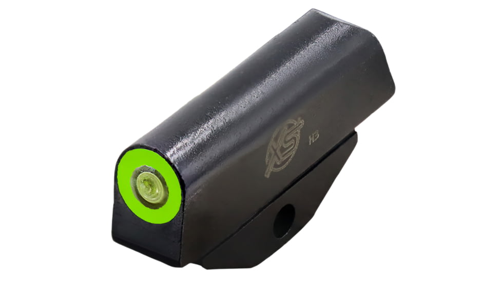 XS Sight Systems Revolver Green - S&amp;W Standard Dot Tritium Fixed Rear Pre-Drilled, Green, SW-RV001P-4G