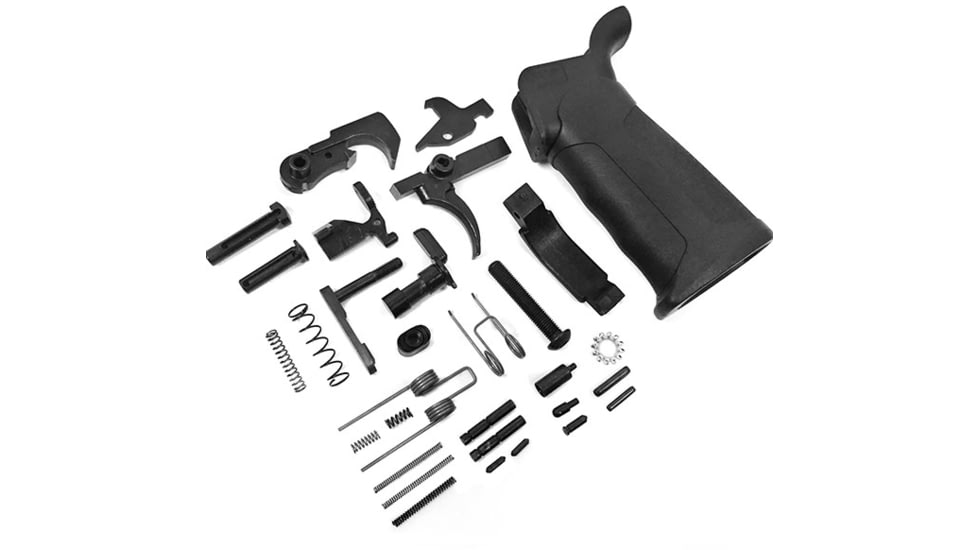 XTech Tactical ATG Enhanced AR-15 Lower Parts Kit, Black, XT1011011