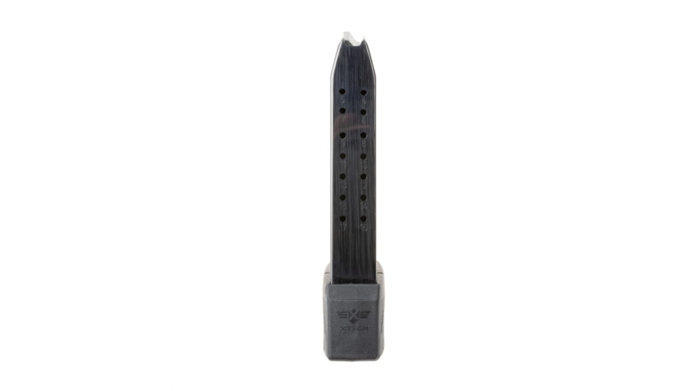 XTech Tactical M&amp;P9 9mm 22 Round Magazine Extender, Black, 22, XTT140-M&amp;P9-EXT-MAG