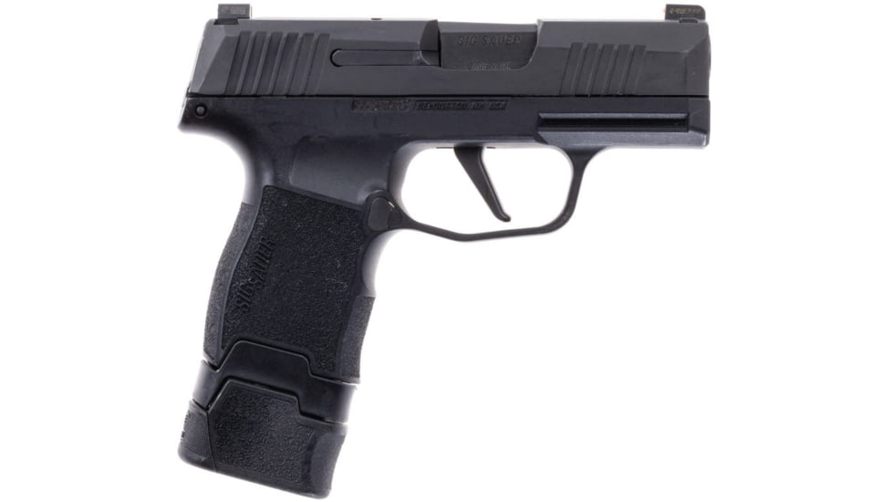 XTech Tactical MTX 365 9mm 3 Round Magazine Extension for 12 Round P365, Black, 3, XTT132-BLK-P365-12RD